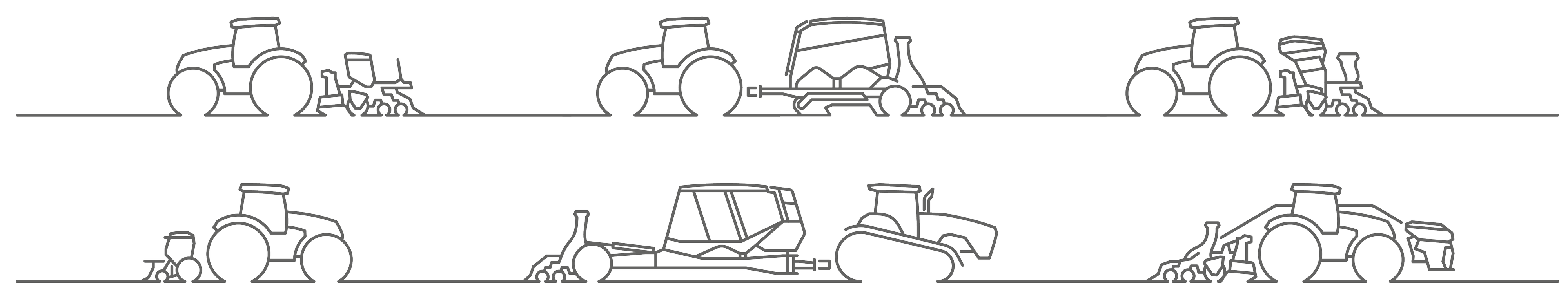 Bodenbearbeitung Icons