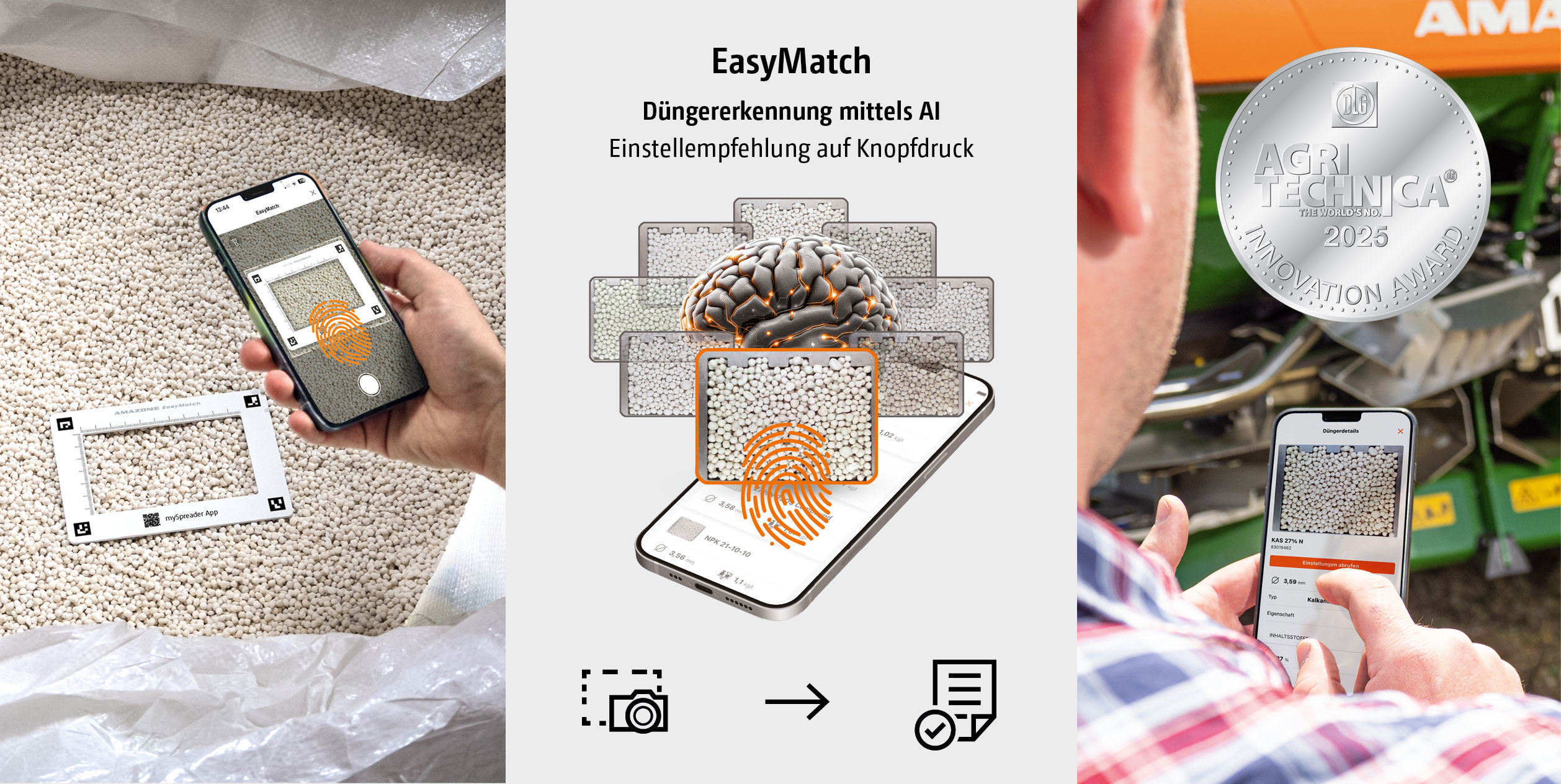 Mit EasyMatch wird ein digitaler Fingerabdruck anhand multipler Faktoren durch Artificial Intelligence (AI) bestimmt