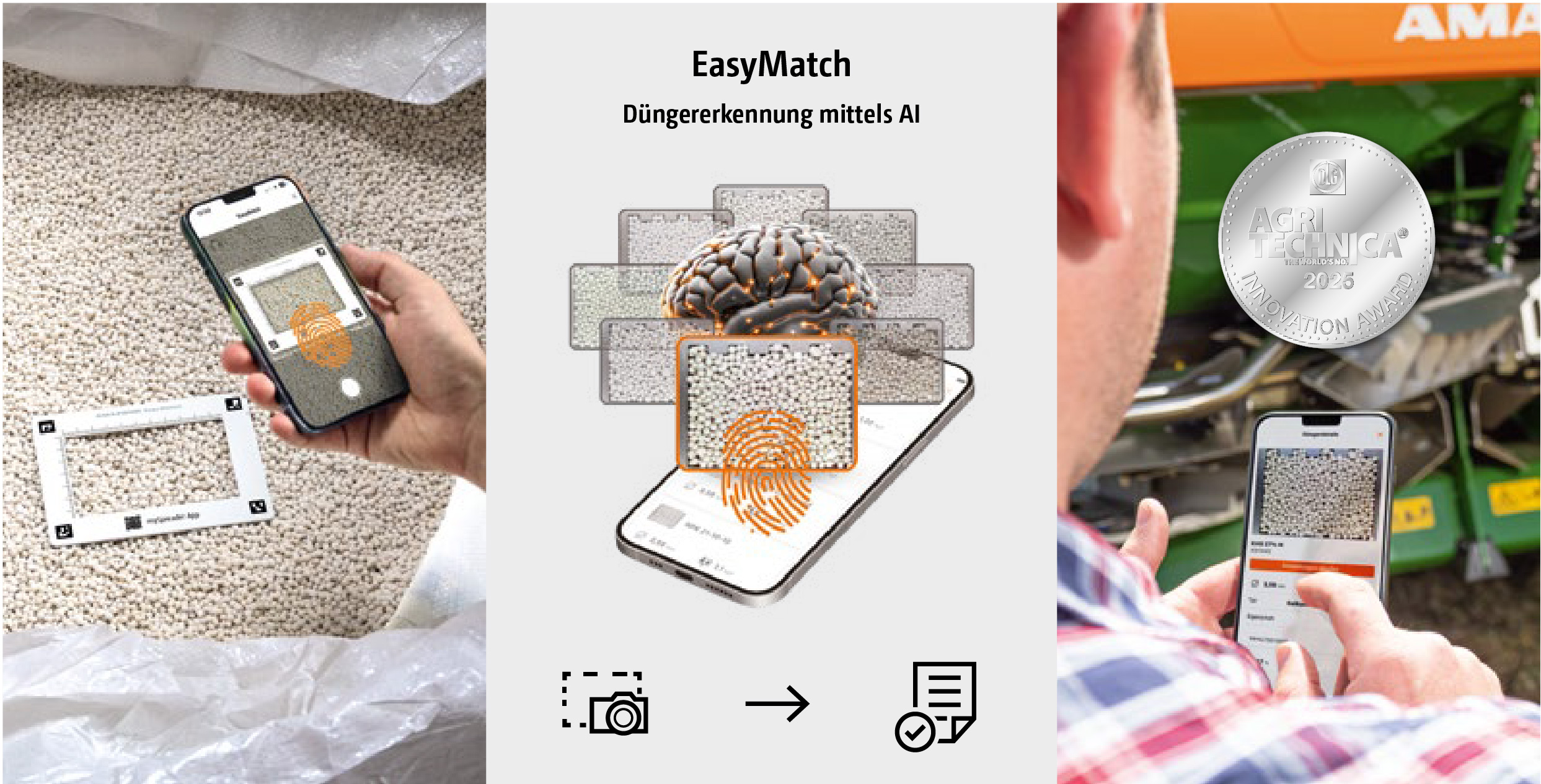 Mit EasyMatch wird ein digitaler Fingerabdruck anhand multipler Faktoren durch Artificial Intelligence (AI) bestimmt