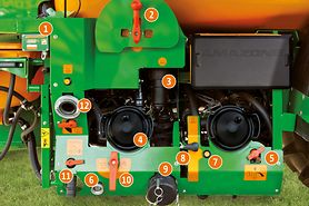 Die Bedienelemente der UX 11200